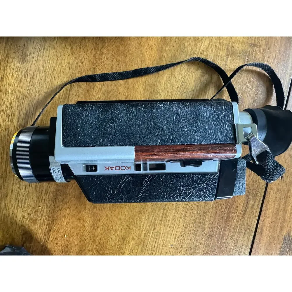 Vintage Kodak XL360 Super 8 Movie Camera Box Manual Ektar Zoom Untested